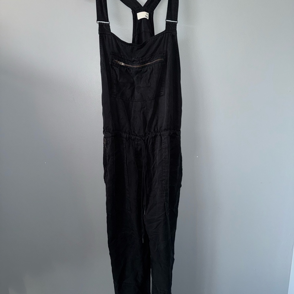 Aritzia Wilfred Free Valletta Overalls cropped in black - Picture 2 of 11